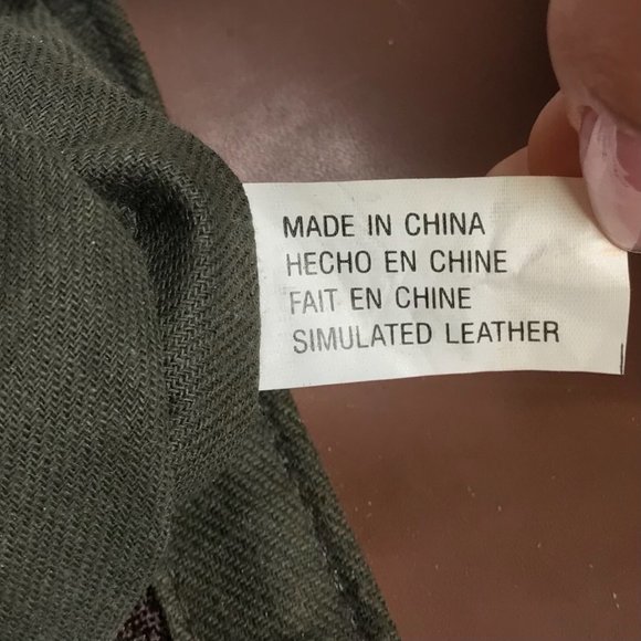 Vintage Y2K Brown Faux Leather 2000s Shoulder Bag Small Purse - Picture 7 of 7